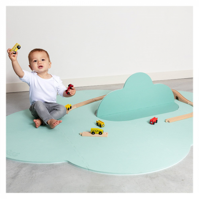 Saltea de joaca din spuma, Norisorul verde, 175 cm [3]