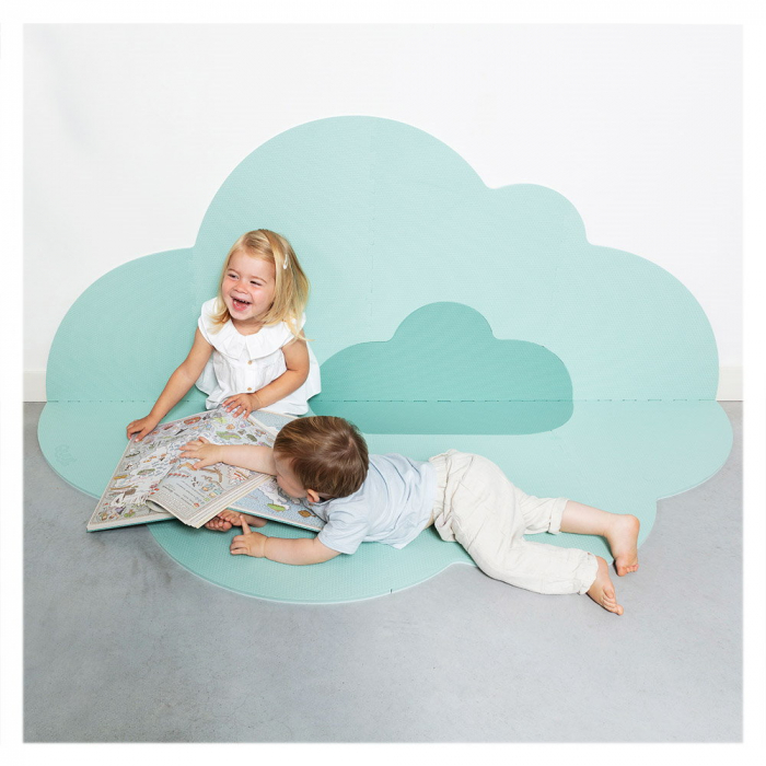 Saltea de joaca din spuma, Norisorul verde, 175 cm [2]