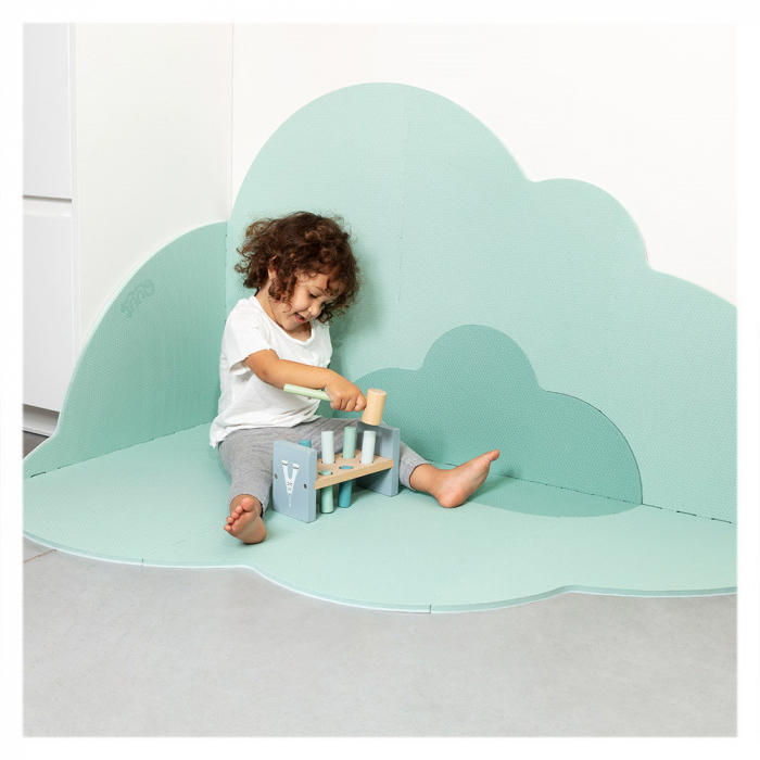 Saltea de joaca din spuma, Norisorul verde, 175 cm [4]