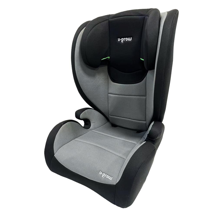 Scaun auto i-Size 100-150 cm , omologare  R129,cu isofix , gri/negru, U-Grow [2]