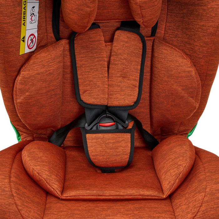 Scaun auto U-Grow Secure+ 40-150 cm ,360 grade ,  4 pozitii de ajustare pe spate , 10 pozitii de ajustare a tetierei pe inaltime, Golden Cognac, U-Grow [6]