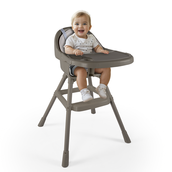 Scaun de masa premium cu perna - Gri [2]