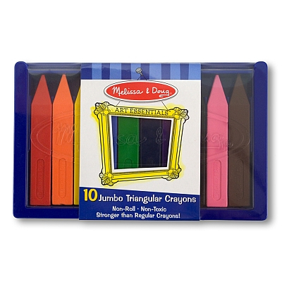 Set 10 creioane groase trunghiulare Melissa and Doug [5]
