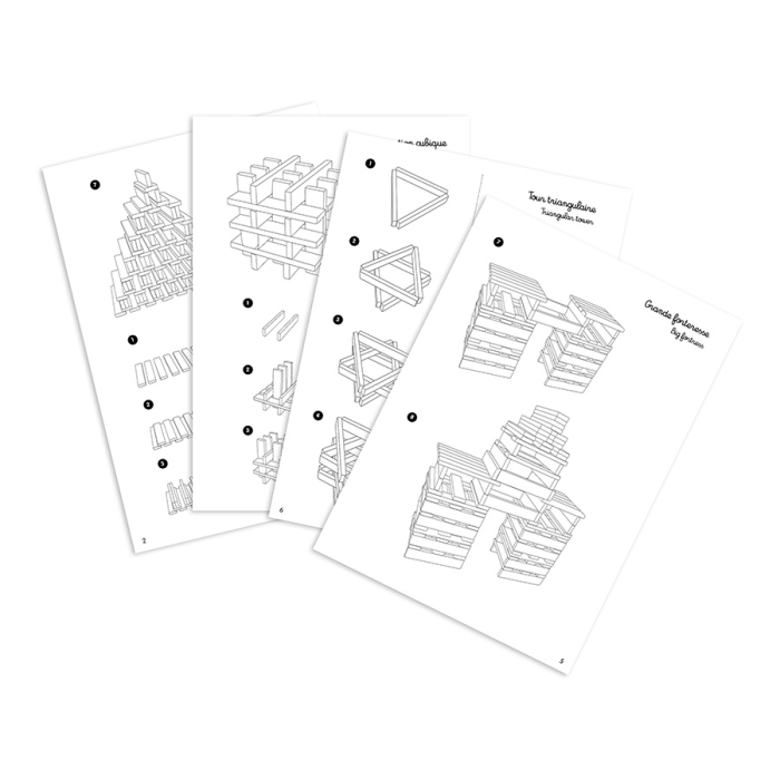 Set 100 de piese lemn - Batibloc - Vilac [4]