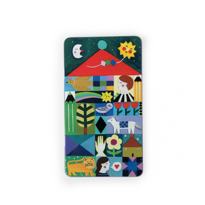 Set 12 creioane colorate metalice, Moulin Roty [4]