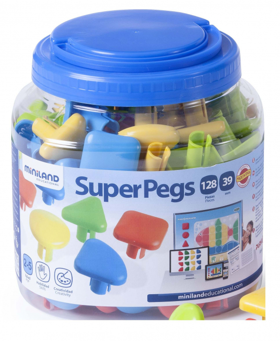 Set 128 piese mozaic gigant - Miniland [1]