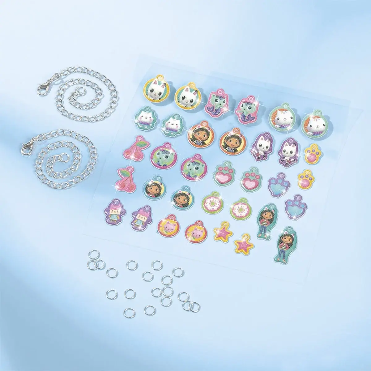 Set 2 in 1 Gabby's Dollhouse -  Bratari cu pandantive & carioci de suflat [2]