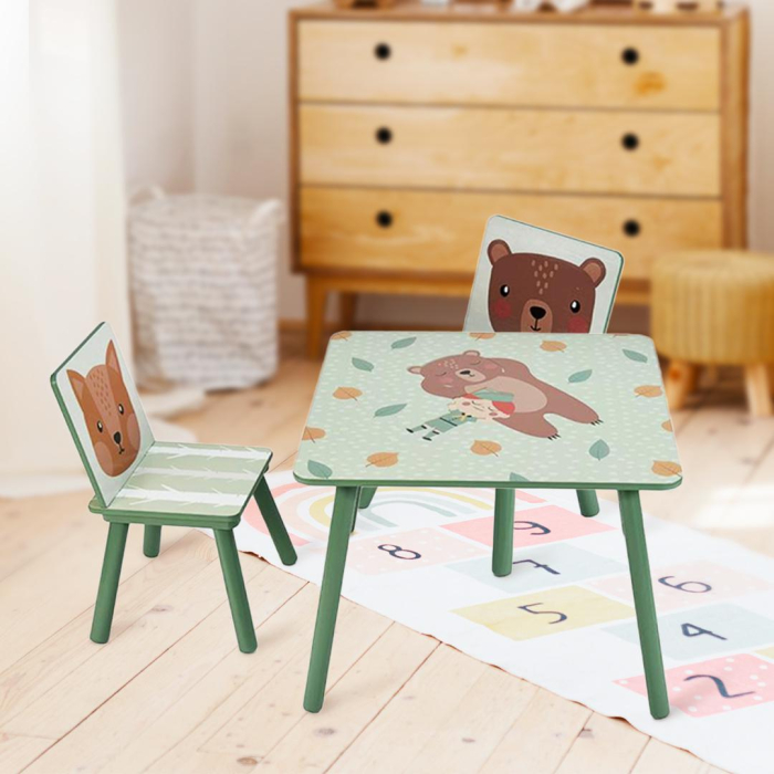 Set 2 scaune +birou Green Forest UGMBS07-GNF [3]