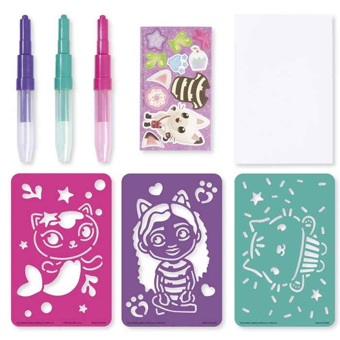 Set 3 in 1 Gabby's Dollhouse - Bratari, carioci de suflat & pictura cu diamante [3]
