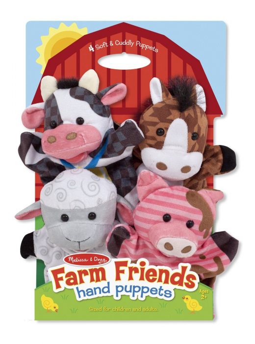 Set 4 papusi de mana Ferma Melissa and Doug [6]