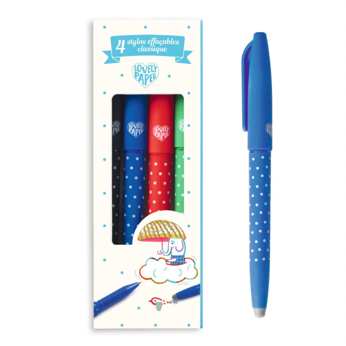 Set 4 pixuri cu radiera, Djeco [4]