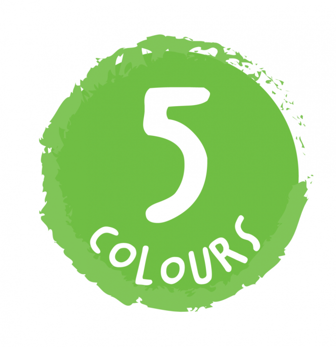 Set 5 carioci lavabile Dot Markers - culori clasice, Haku Yoka [9]