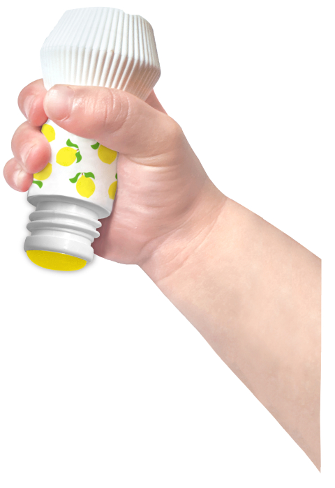 Set 5 carioci lavabile Dots4Fun - parfum de fructe, Haku Yoka [4]