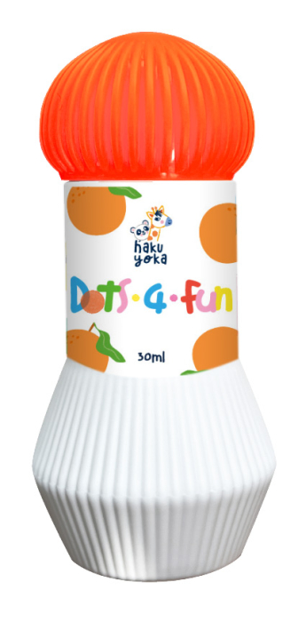 Set 5 carioci lavabile Dots4Fun - parfum de fructe, Haku Yoka [5]