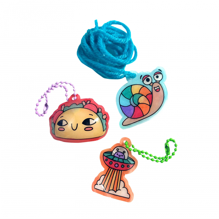 Set artistic DYI - Shrink-Its! - creaza brelocuri prin micsorare - Fun Friends [2]