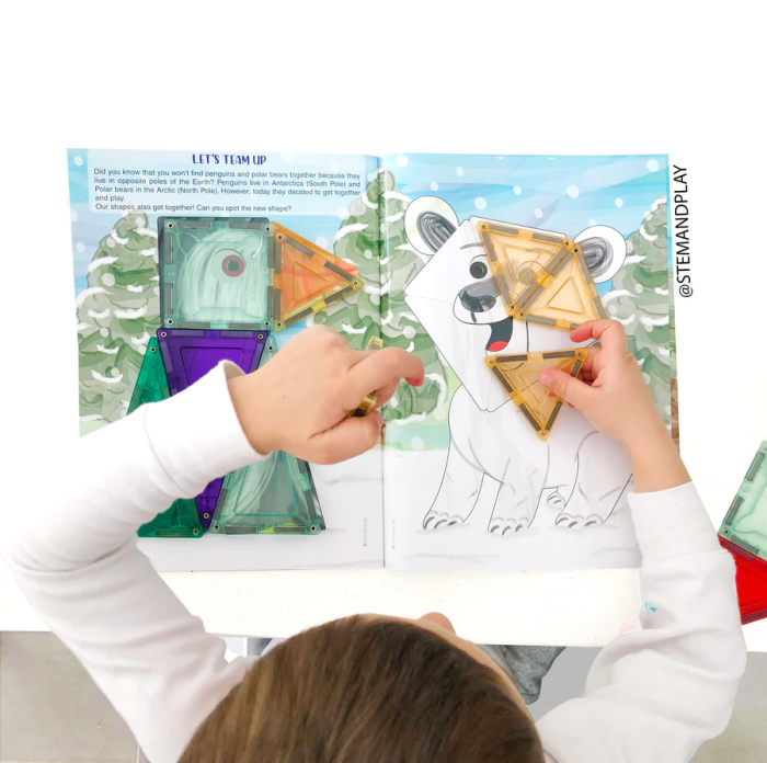 Carte cu activitati pentru seturile magnetice de constructie [4]