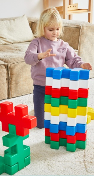 Set constructie Plus-Plus, 24 piese, KAEMPE Educational [4]