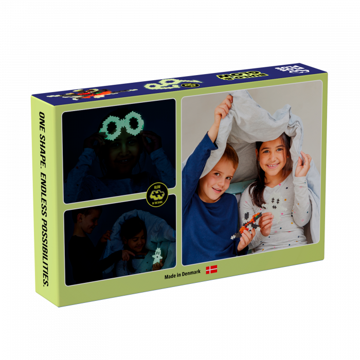 Set constructie Plus-Plus, 360 piese, Construieste si Straluceste, culori fluorescente [3]