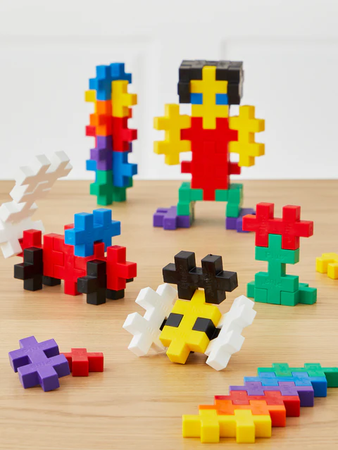 Set constructie Plus-Plus, 60 piese mari, Invata sa construiesti [2]