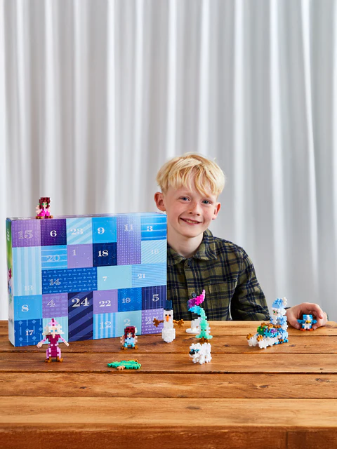 Set constructie Plus-Plus, Calendar Advent - Moș Crăciun și Aurora Boreală [5]