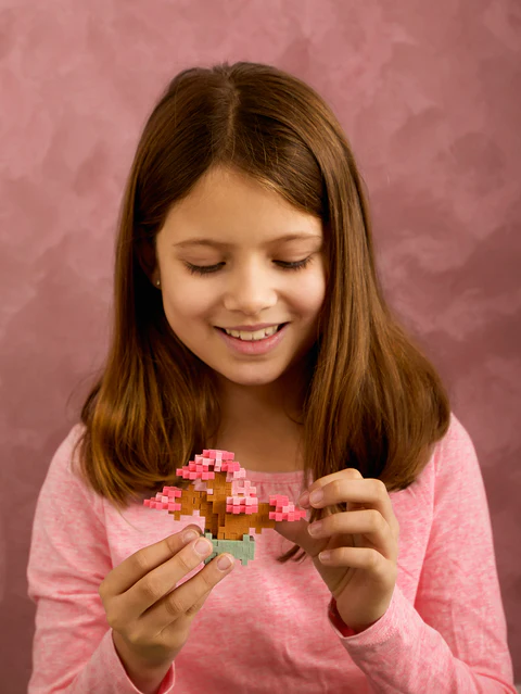 Set constructie Plus-Plus, PLANTE - Bonsai roz [5]