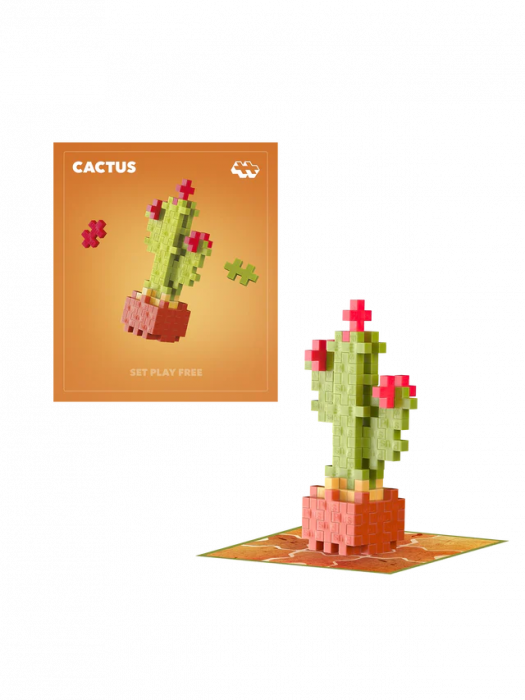 Set constructie Plus-Plus, PLANTE - Cactus [1]