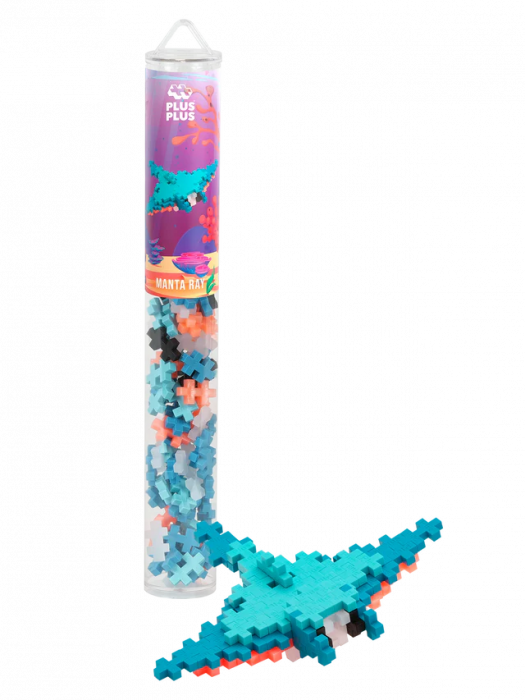 Set constructie Plus-Plus, tub 100 piese, Diavol de mare [5]