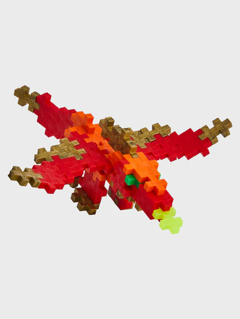 Set constructie Plus-Plus, tub 100 piese, Dragon [3]