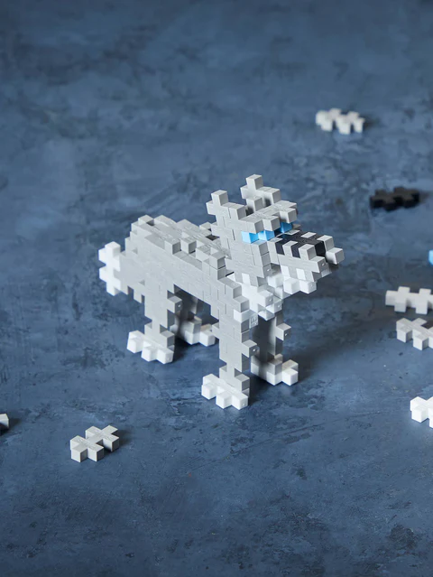 Set constructie Plus-Plus, tub 100 piese, Lup [4]