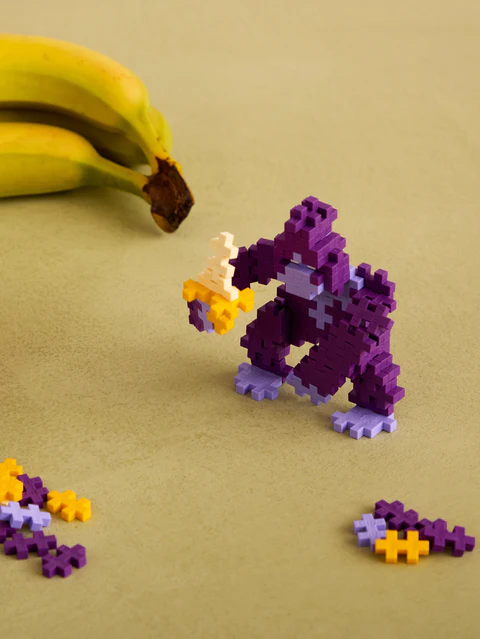 Set constructie Plus-Plus, tub 100 piese, Maimuta [4]