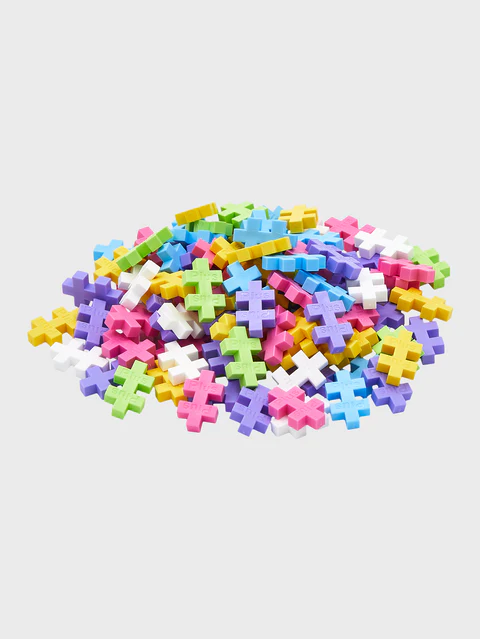 Set constructie Plus-Plus, tub 100 piese, Pastel Mix [3]