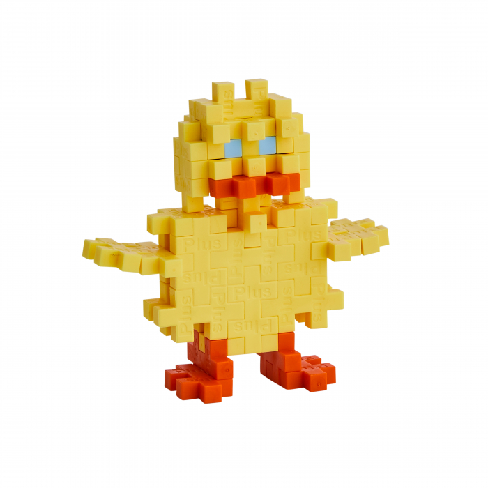 Set constructie Plus-Plus, tub 100 piese, Pui [4]