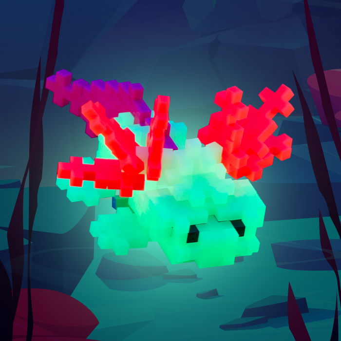 Set constructie Plus-Plus, tub 100 piese, Salamandra [4]