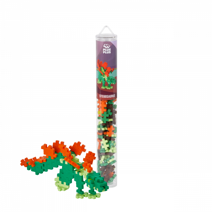 Set constructie Plus-Plus, tub 100 piese, Stegosaurus [2]