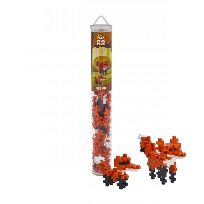 Set constructie Plus-Plus, tub 100 piese, Vulpe [2]