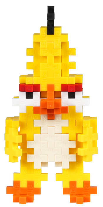 Set constructie Plus-Plus, tub 110 piese, Angry Birds CHUCK [4]