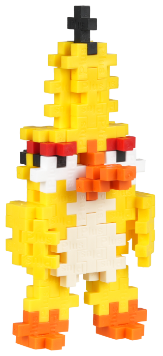 Set constructie Plus-Plus, tub 110 piese, Angry Birds CHUCK [3]