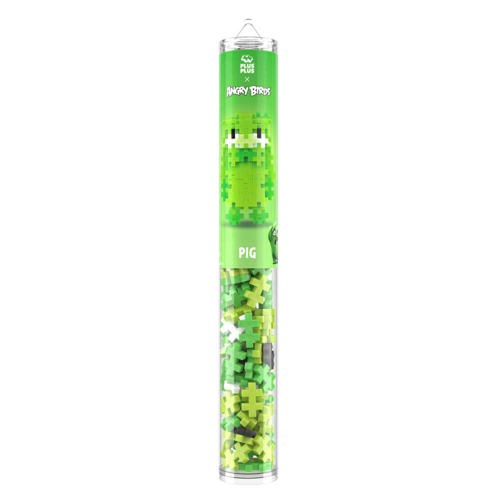 Set constructie Plus-Plus, tub 110 piese, Angry Birds PINK [2]