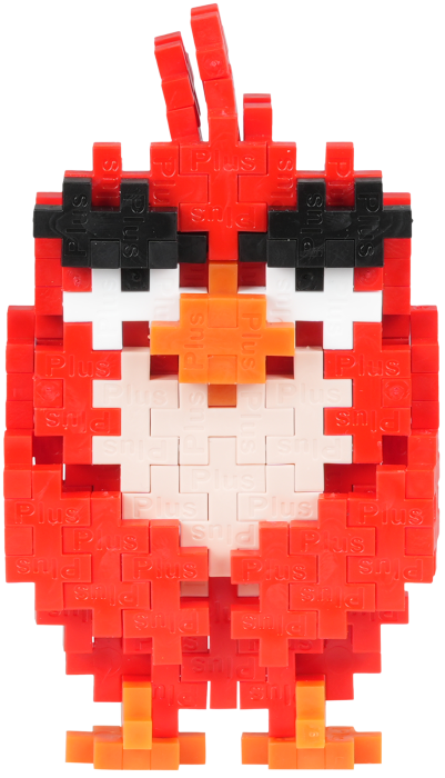 Set constructie Plus-Plus, tub 110 piese, Angry Birds RED [3]
