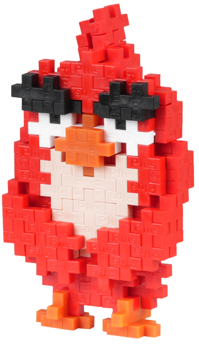 Set constructie Plus-Plus, tub 110 piese, Angry Birds RED [4]