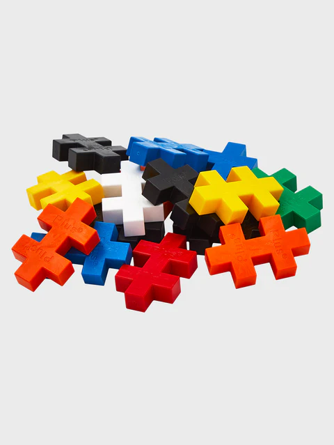 Set constructie Plus-Plus, tub 15 piese mari, culori standard [3]