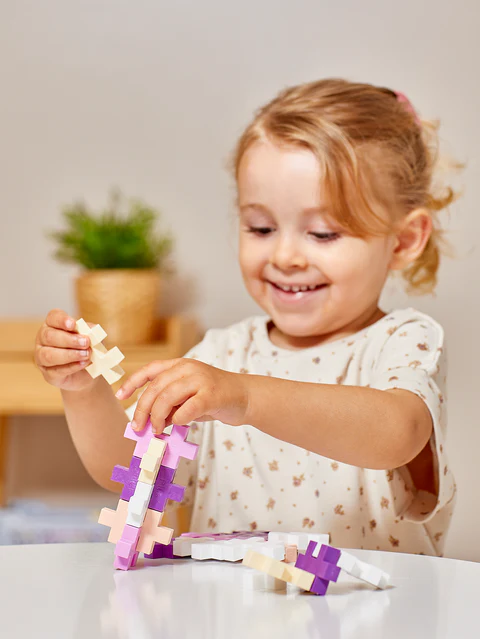 Set constructie Plus-Plus, tub 15 piese mari, culori vibrante [3]