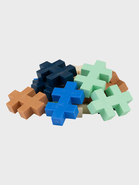 Set constructie Plus-Plus, tub 15 piese mari, culorile brizei [4]