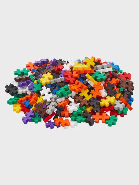 Set constructie Plus-Plus, tub 240 piese, Basic, culori standard [3]