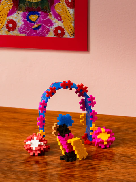 Set constructie Plus-Plus, tub creare tablou, Inspirat de Frida Kahlo [2]