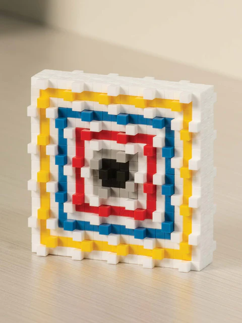 Set constructie Plus-Plus, tub creare tablou, Inspirat de Mondrian [3]