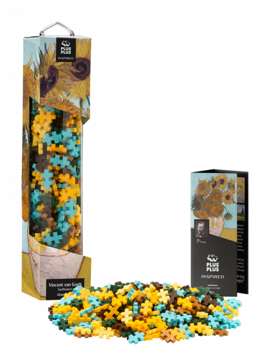 Set constructie Plus-Plus, tub creare tablou, Inspirat de Van Gogh [4]