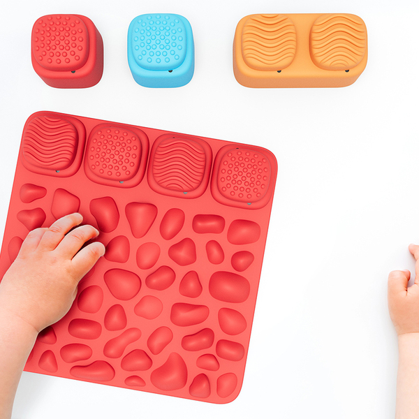 Set covorase senzoriale Soft BiBi cu blocuri de constructie, 20 piese [3]