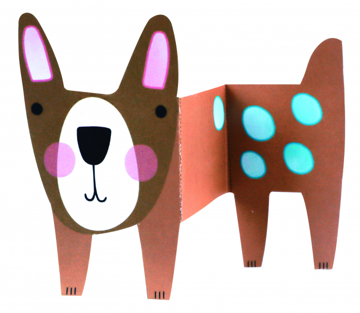 Set creativ 2 in 1 - Pictura si Origami - Animale prietenoase [7]