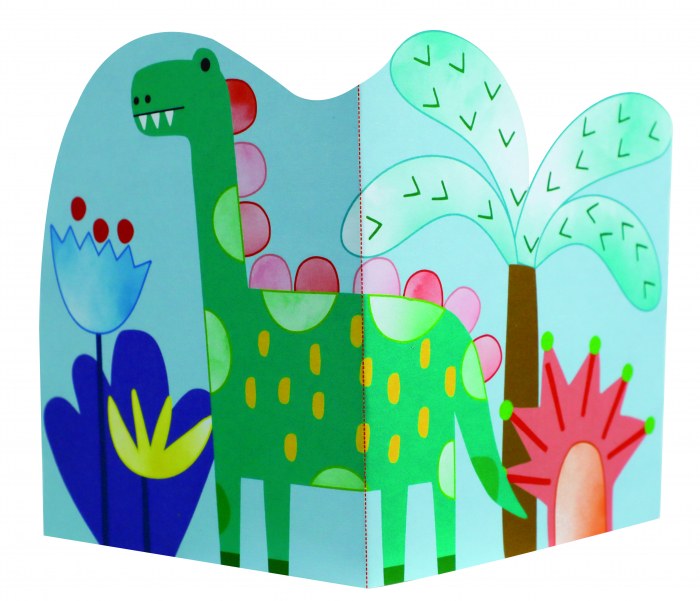 Set creativ 2 in 1 - Pictura si Origami - Dinozauri [5]